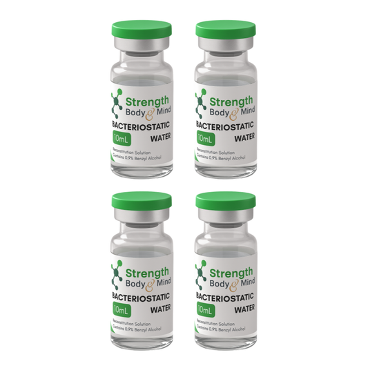 BAC Water 10ml x 4 Pack — Bacteriostatic Water (Research Use Only)
