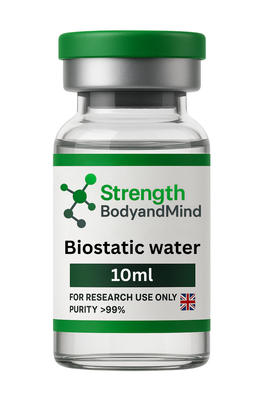 Strength Body & Mind Bacteriostatic Water, 10ml, USP/BP Grade for Research