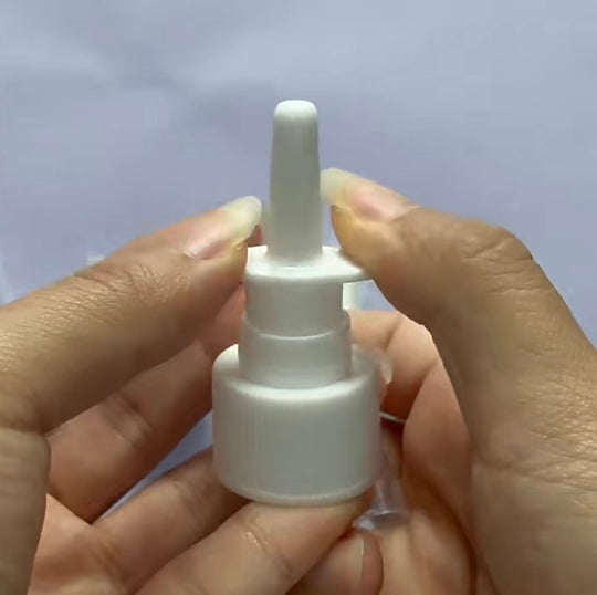 Pack of 2 HDPE Nasal Spray Bottles