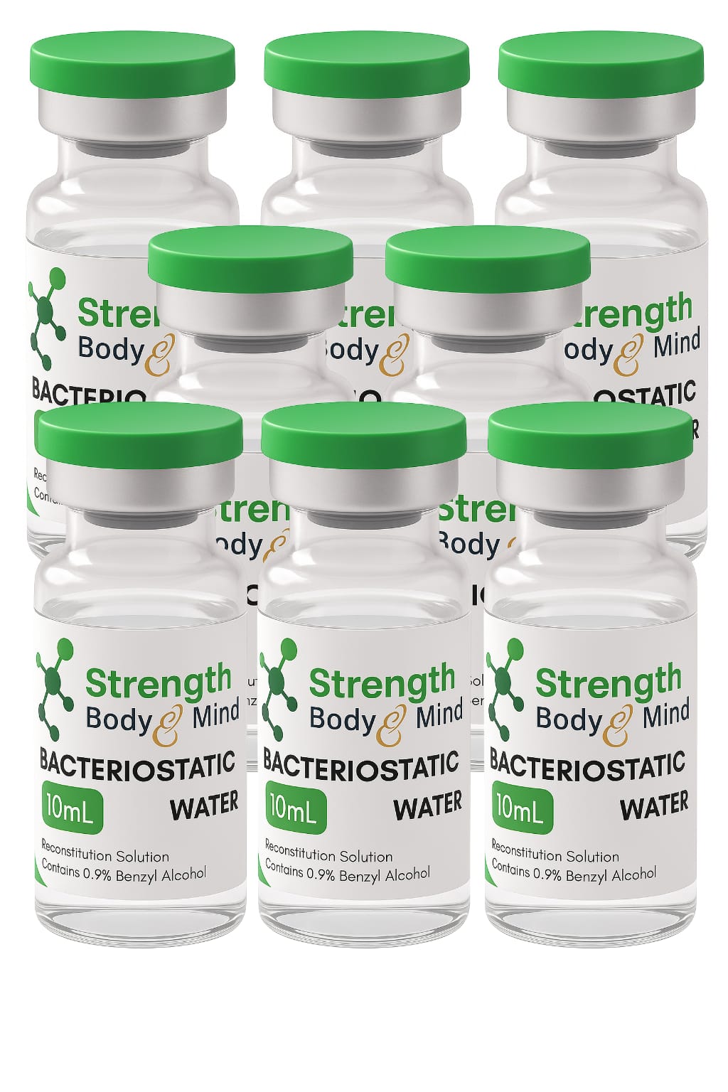 Bacteriostatic Water, 10ml, USP/BP Grade for Research